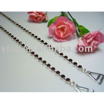 Rhinestone bra straps